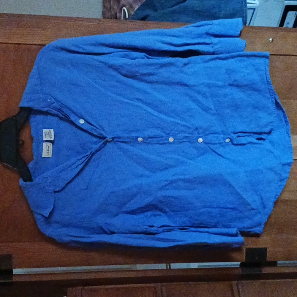 L.L. Bean Womens Button Down Shirt